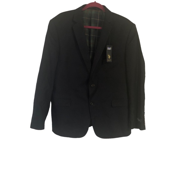 U.S. POLO ASSN. Navy Blue Blazer Sport Jacket/ Light Coat - Picture 1 of 15